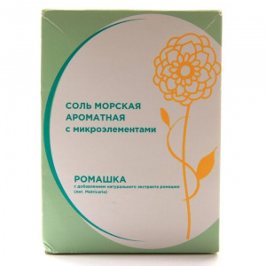 Купить: Соль для ванн 500 г морская с ромашкой