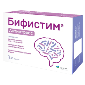 Купить: Бифистим Антистресс + MG, B6 0,45 г 30 шт капсулы