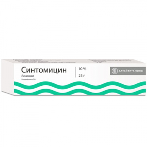 Купить: Синтомицин 10% 25 г линимент