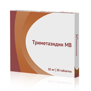 Купить Триметазидин МВ 35 мг 30 шт таблетки покрытые пленочной оболочкой с модифицированным высвобождением