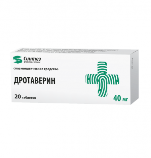 Купить: Дротаверин 40 мг 20 шт таблетки