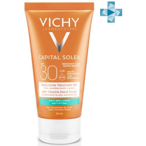 Купить: Vichy Capital Soleil DryTouch матирующая эмульсия для лица SPF 30+, 50мл