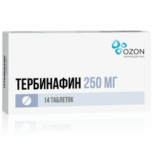 Купить: Тербинафин таб 250мг №14