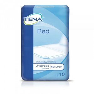 Купить: Тена Bed Underpad пеленки 60смX90см №10 нормал