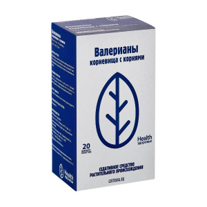 Купить: Валериана корневища с корнями 1,5 г 20 шт фильтр-пакеты