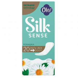 Купить: Ola Silk Sense Daily Deo 20 шт прокладки ежедневные ромашка