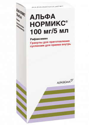 Купить: Альфа Нормикс гран д/сусп д/внутр 0,1г/5мл 60мл