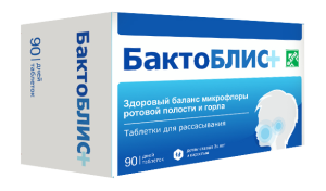 Купить: Бактоблис + 950 мг 90 шт таблетки для рассасывания
