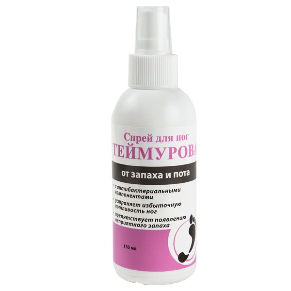 Купить Теймурова 150 г спрей для ног от запаха и пота