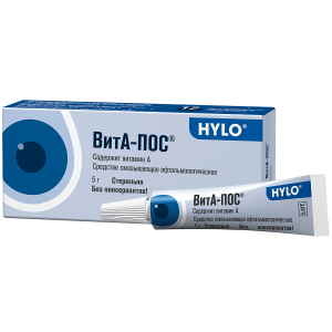 Купить: ВитА-ПОС 5 г смазывающее средство офтальмологическое