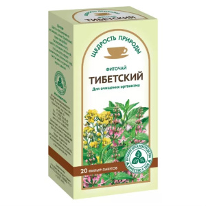 Купить: Фиточай Щедрость Природы Тибетский 2 г 20 шт