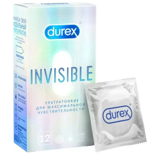 Купить: Durex Invisible 12 шт презервативы ультра тонкие
