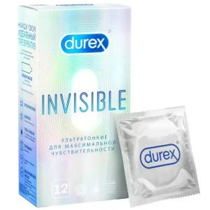 Купить Durex Invisible 12 шт презервативы ультра тонкие
