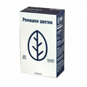 Купить Ромашка Аптечная цветки фильтр-пак 1,5г №20 (Здоровье)