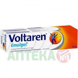 Купить: Вольтарен Эмульгель 1% 150 г  гель для наружного применения