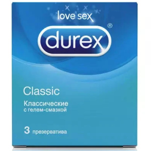 Купить: Durex Classic 3 шт презервативы классические