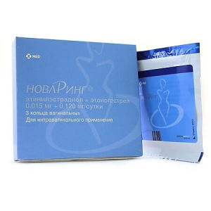 Купить: НоваРинг 15 мкг + 120 мкг 3 шт кольцо вагинальное