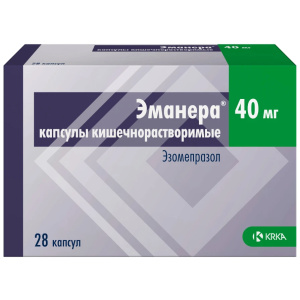 Купить: Эманера 40 мг 28 шт капсулы