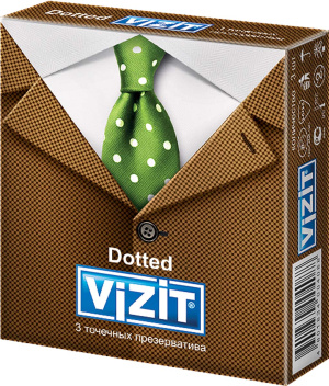 Купить VIZIT Dotted презервативы точечные 3 шт.