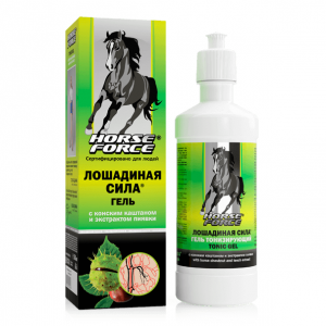 Купить: Лошадиная сила 500 мл гель для ног каштан и пиявка