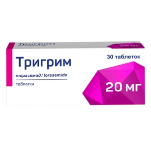 Купить: Тригрим 20 мг 30 шт таблетки