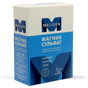 Купить Магния Сульфат 25 г 3 шт порошок для приготовления раствора для приема внутрь пакет