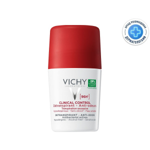 Купить: Vichy Clinical Control 50 мл дезодорант-антиперспирант против избыточного потоотделения 96 ч
