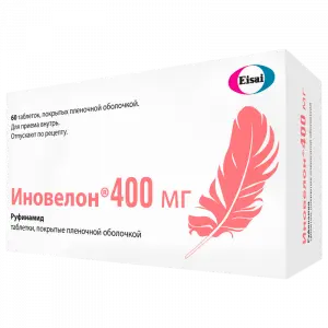 Купить Иновелон 400 мг 60 шт таблетки покрытые пленочной оболочкой