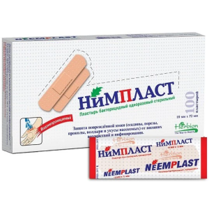 Купить: Нимпласт 100 шт  7,2 см X 1,9 см пластырь