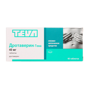 Купить: Дротаверин-Тева таблетки 40мг №40