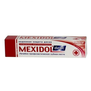 Купить: Mexidol Dent Aktiv 100 г паста зубная
