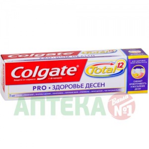 Купить: Colgate Total 12 Про зубная паста 75мл здоровье десен