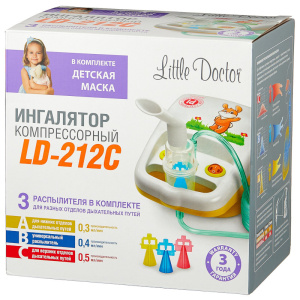 Купить: Ингалятор компрессорный Little Doctor LD-212 С желтый