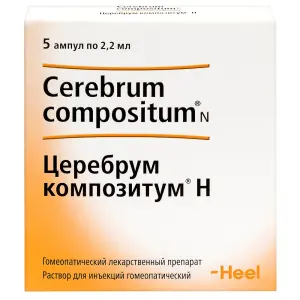 Купить Церебрум-Композитум Н 2,2 мл 5 шт раствор для инъекций
