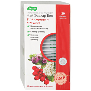 Купить Чай Эвалар Био 1,5г №20 д/сердца и сосудов