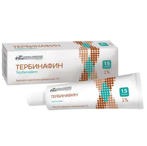 Купить Тербинафин 1 % 15 г крем для наружного применения