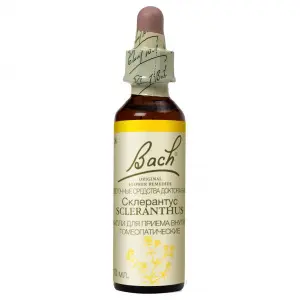 Купить Капли Баха № 28 Склерантус (Ежа) 10 мл — страдаете нерешительностью