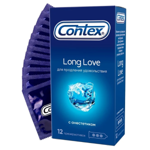 Купить: Contex Long Love презервативы продлевающие половой акт 12 шт.