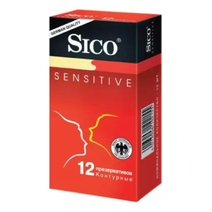 Купить Sico Sensitive презервативы контурные 12 шт.