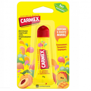 Купить Carmex бальзам д/губ туб 10г персик-манго
