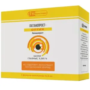 Купить Латанопрост-оптик 5 мл 3 шт капли глазные
