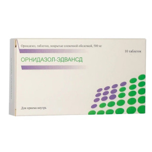 Купить: Орнидазол-Эдвансд 500 мг 10 шт таблетки покрытые пленочной оболочкой
