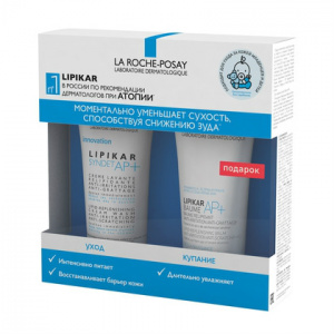 Купить: La Roche-Posay Lipikar AP+М бальзам 75мл + Lipikar Syndet АП+ 100 мл в подарок