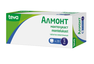 Купить: Алмонт 5 мг 28 шт таблетки жевательные