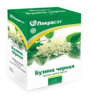 Купить: Бузина черная 50 г цветки пачка