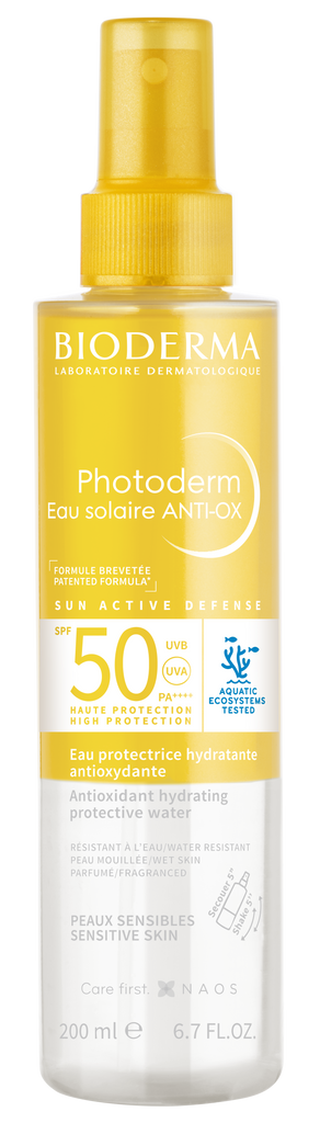 Купить: Bioderma Photoderm солнцезащитный антиоксидантный увлажняющий спрей SPF 50 200 мл