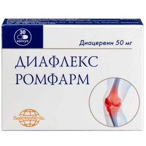 Купить: Диафлекс Ромфарм 50 мг 30 шт капсулы