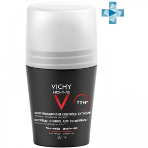 Купить: Vichy Homme дезодорант-антиперспирант 72 ч против избыточного потоотделения, 50мл