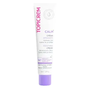 Купить Topicrem Calm+ 40 мл крем для лица легкий успокаивающий увлажняющий