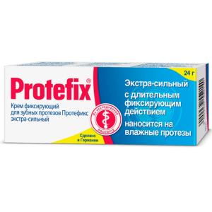 Купить: Protefix 20 мл крем фиксирующий для зубных протезов экстра-сильный